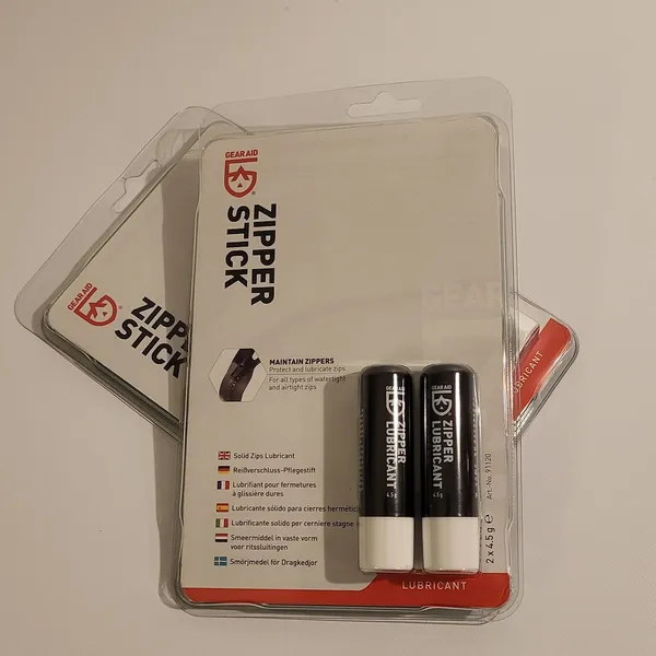 Zipper stick 2x 4,5gr smøring for plastglidelås