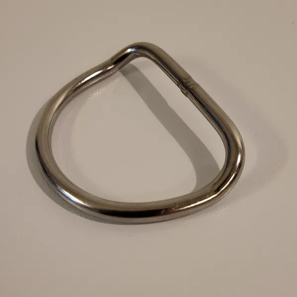 Tecline D-ring 50mm x 5mm , bøyd