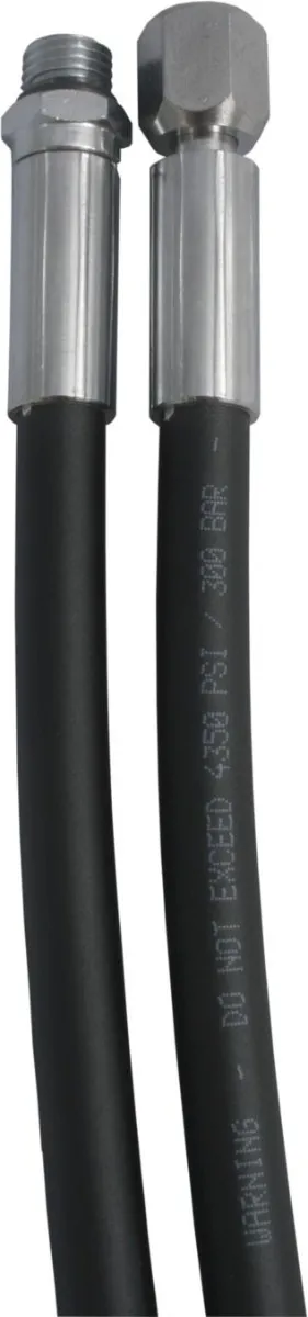 Manometerslanger, Gummi HP 350 Bar, 15-80cm