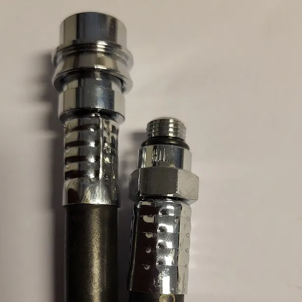 Inflatorslange gummi, Int'l hurtigkobling