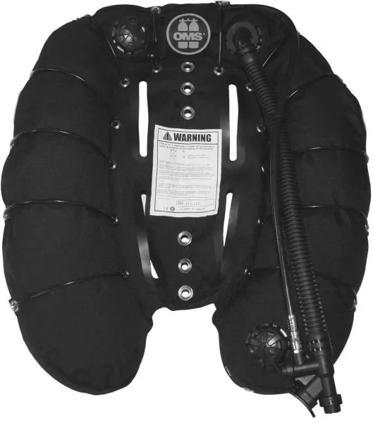 OMS Deep Ocean Wing Svart 60lbs-27kg