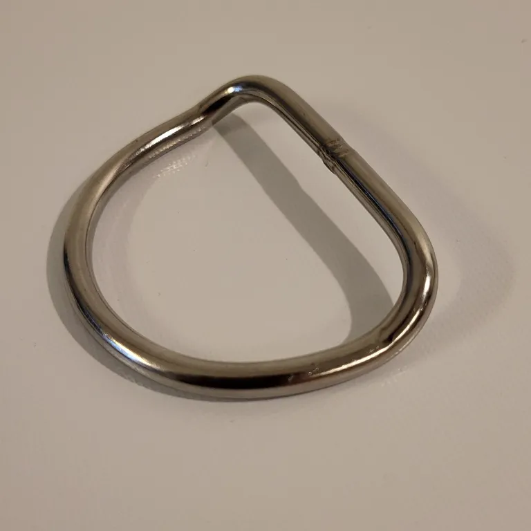 Tecline D-ring 50mm x 5mm , bøyd